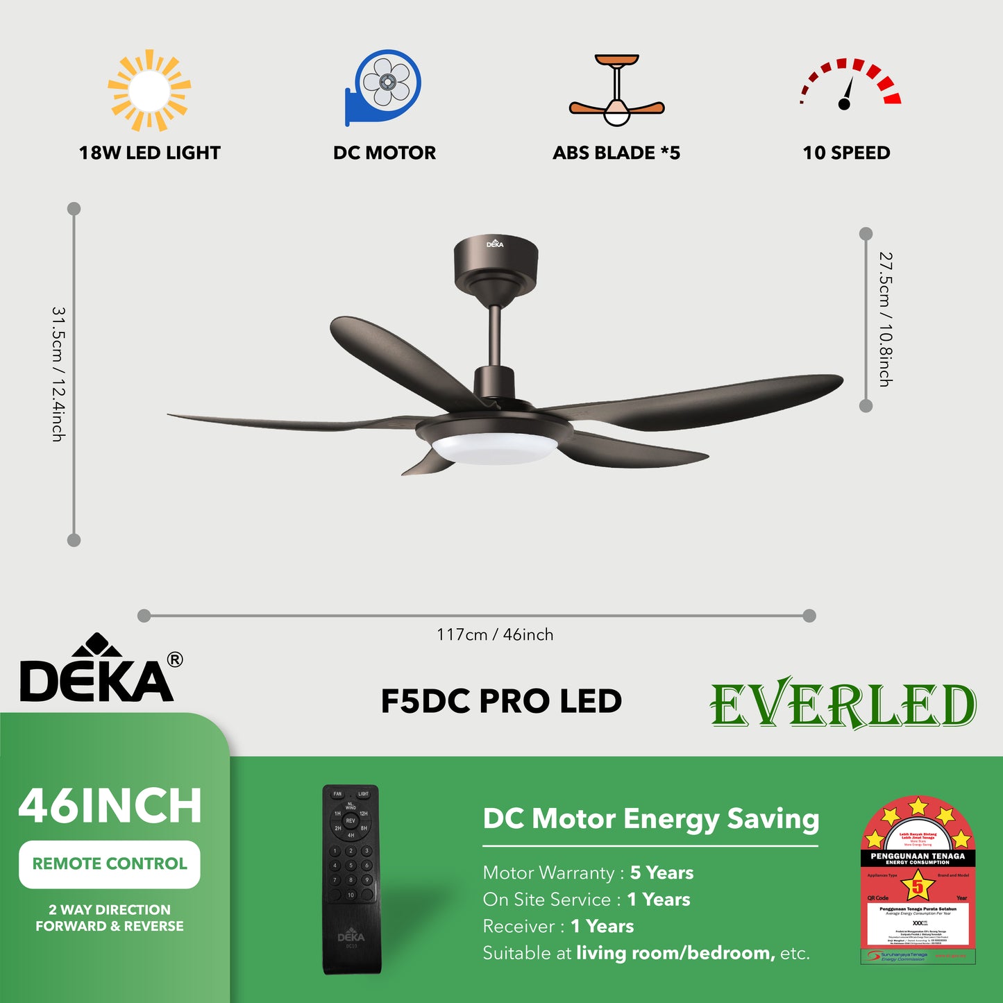 DEKA F5DC PRO LED 46" & 56"