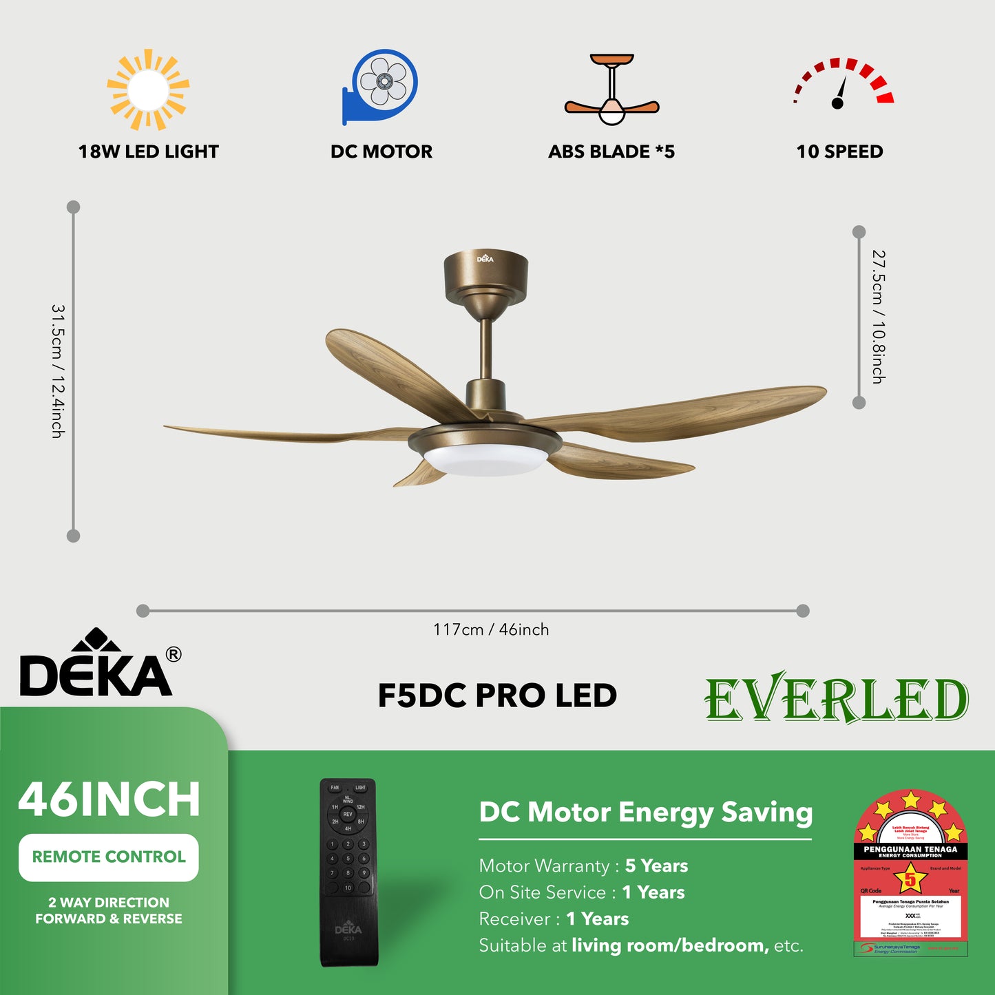 DEKA F5DC PRO LED 46" & 56"