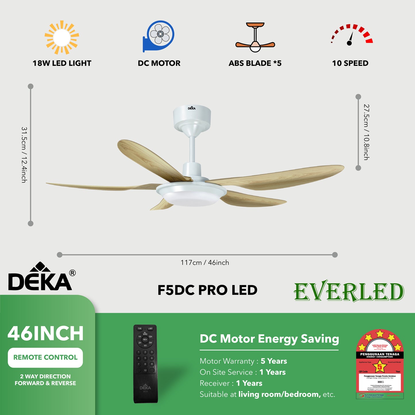 DEKA F5DC PRO LED 46" & 56"