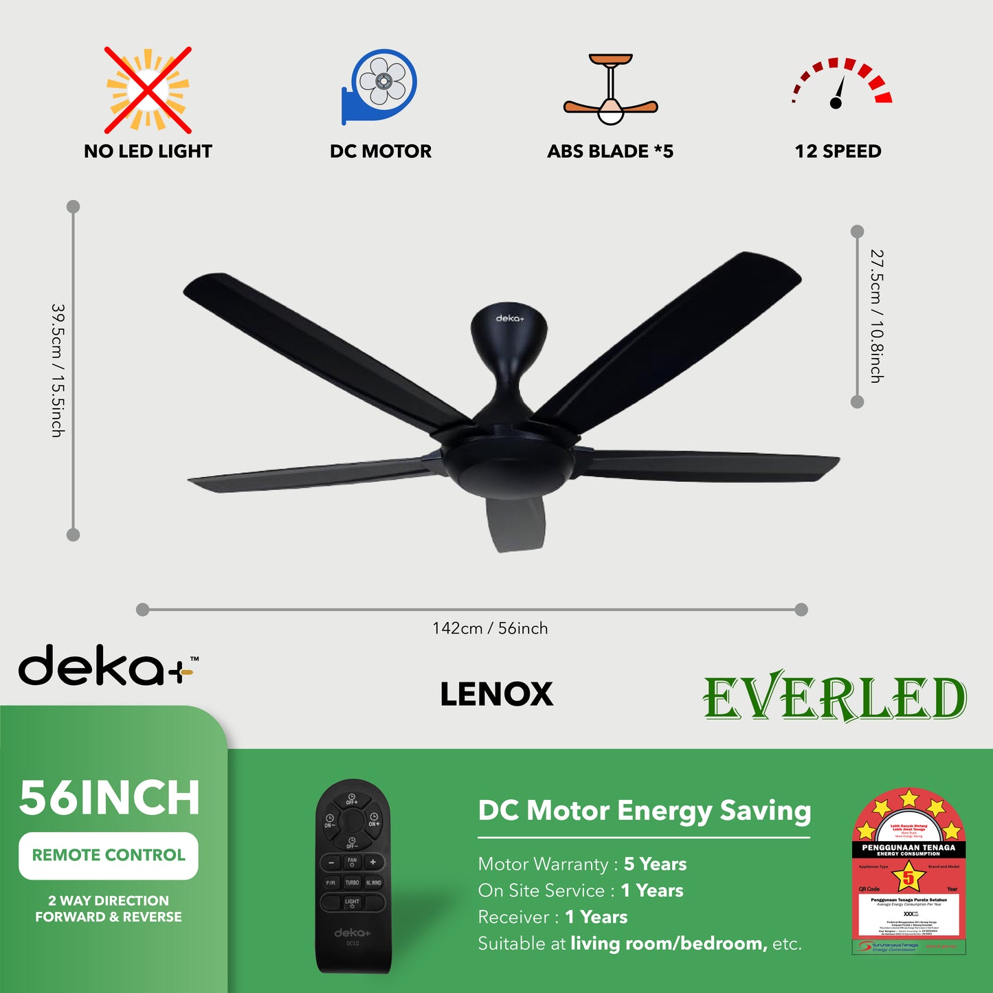 DEKA LENOX 56"