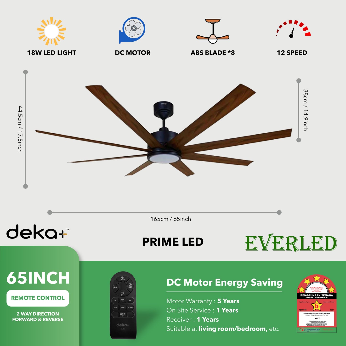 DEKA PRIME LED 65"