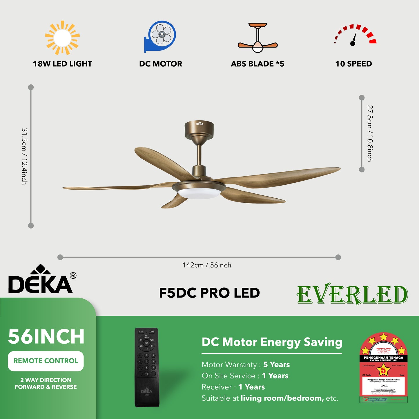 DEKA F5DC PRO LED 46" & 56"