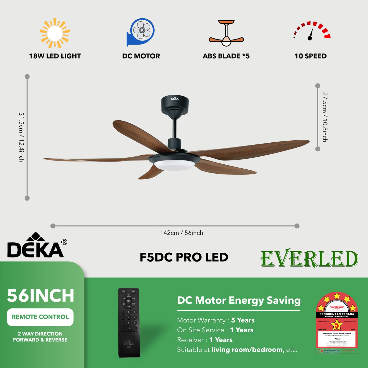 DEKA F5DC PRO LED 46" & 56"