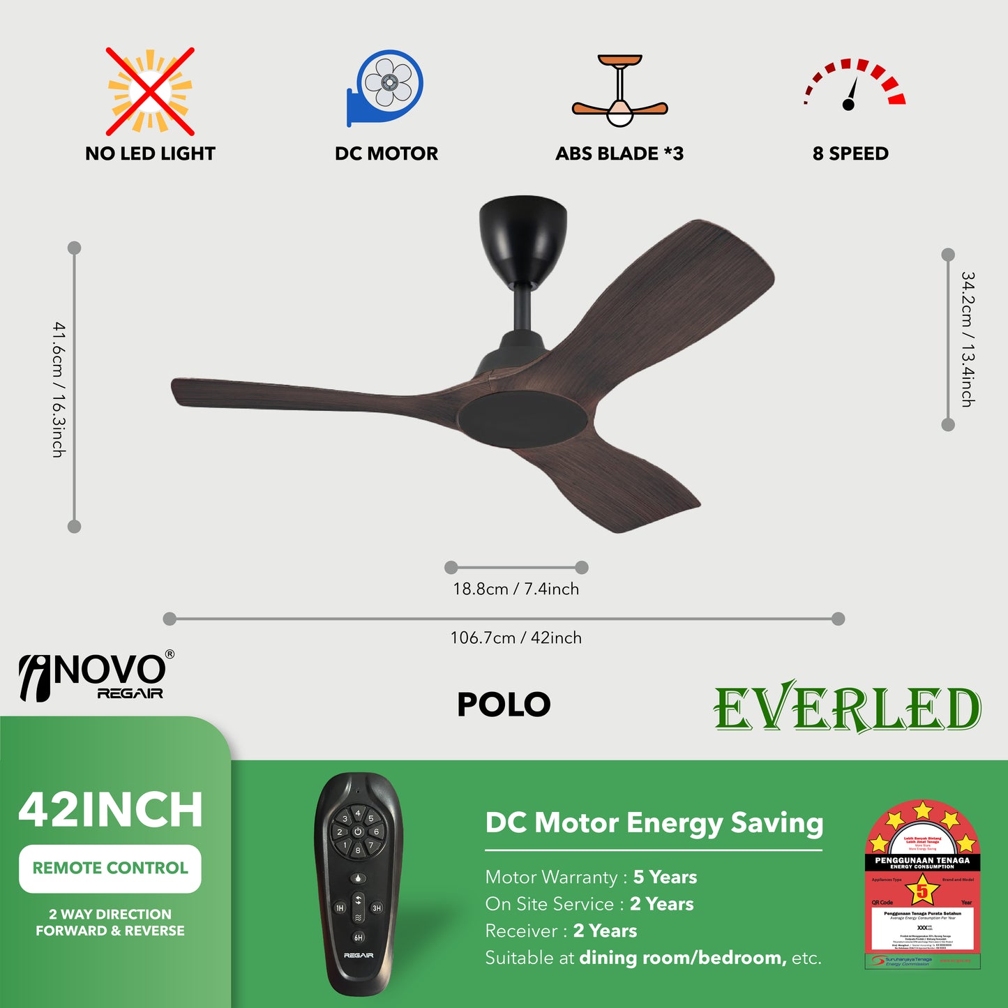 REGAIR INOVO POLO 42"