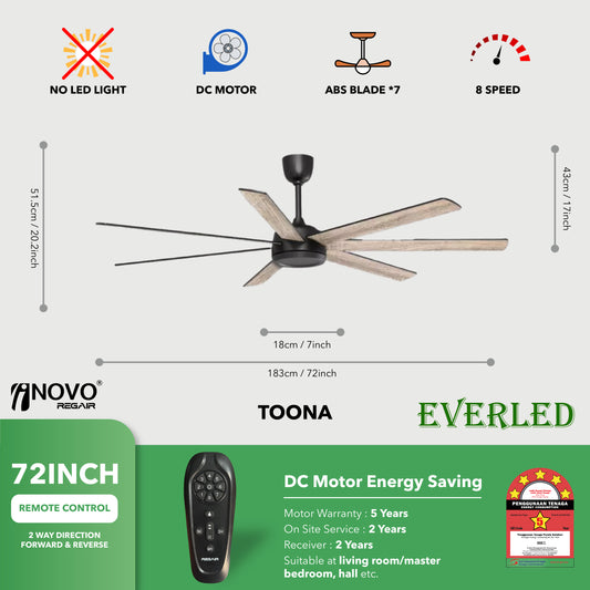 REGAIR INOVO TOONA 72"