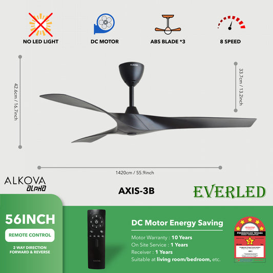 ALPHA ALKOVA AXIS-3B 56"