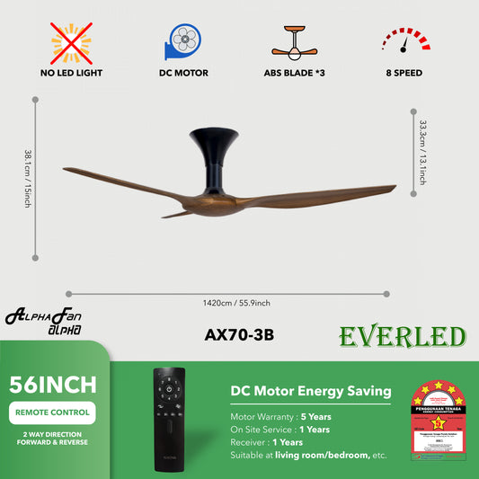 ALPHA ALPHAFAN AX70-3B 56"