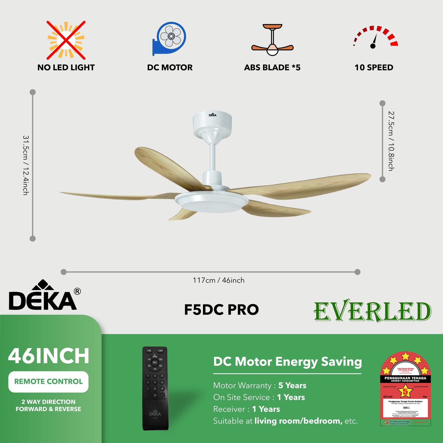 DEKA F5DC PRO 46" & 56"