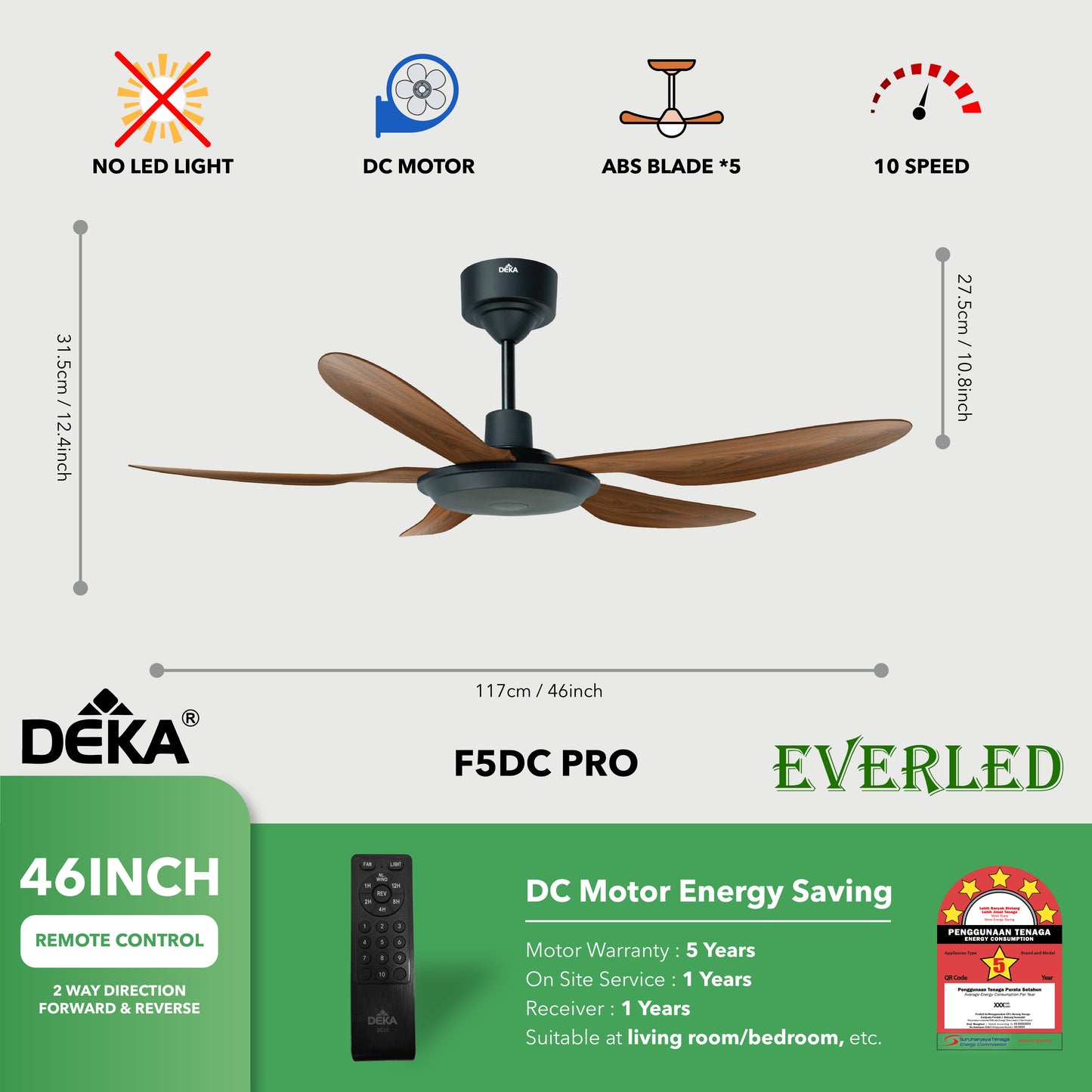 DEKA F5DC PRO 46" & 56"