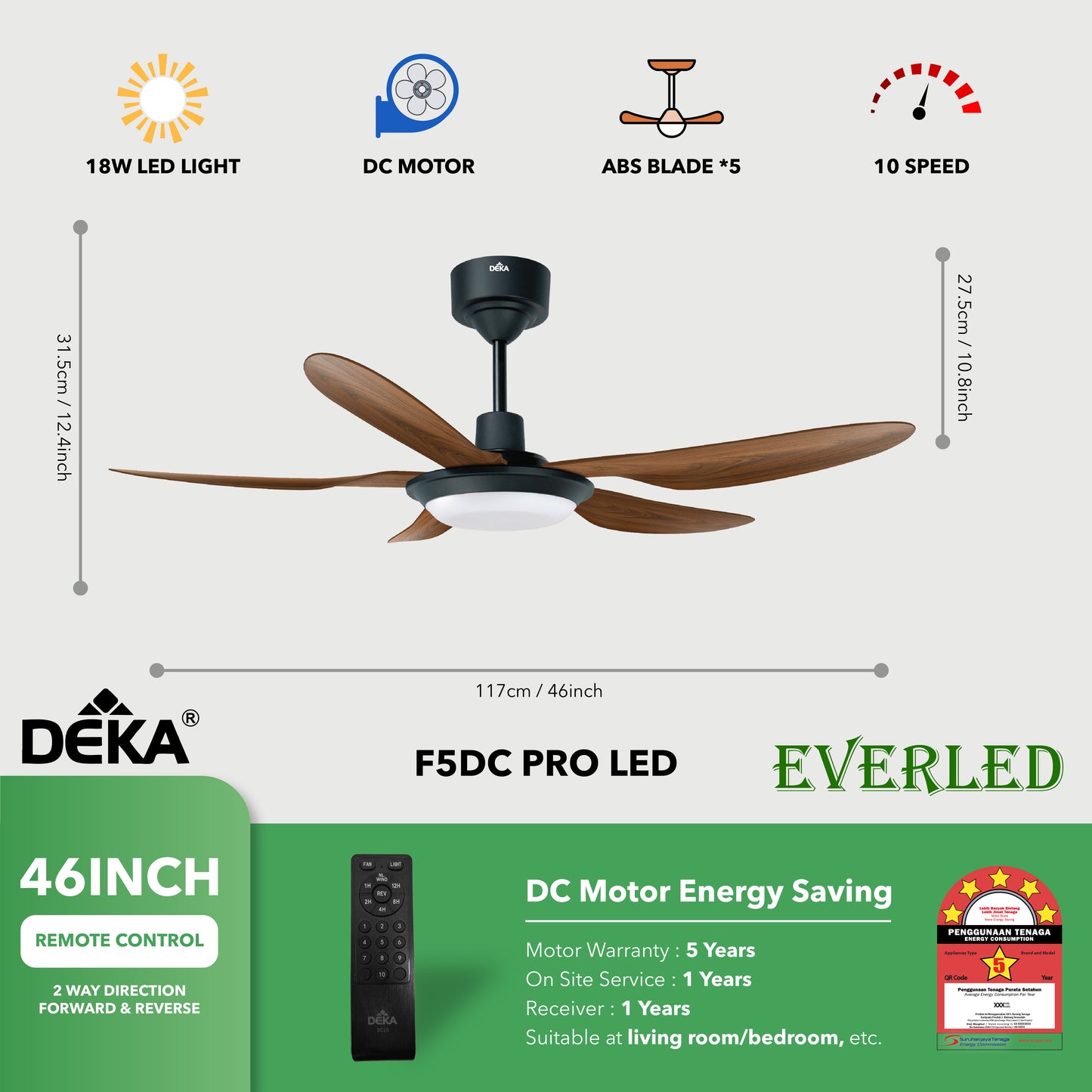 DEKA F5DC PRO LED 46" & 56"