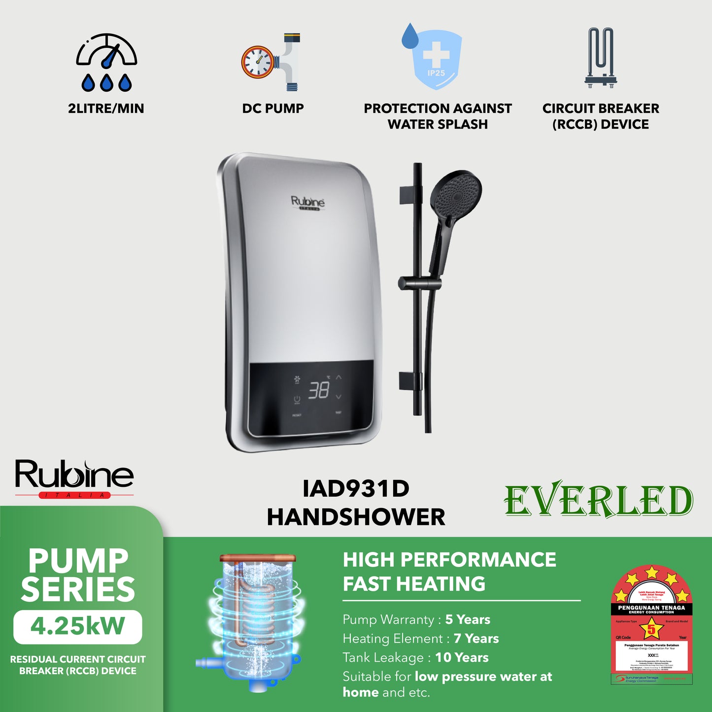 RUBINE IAD931D HS
