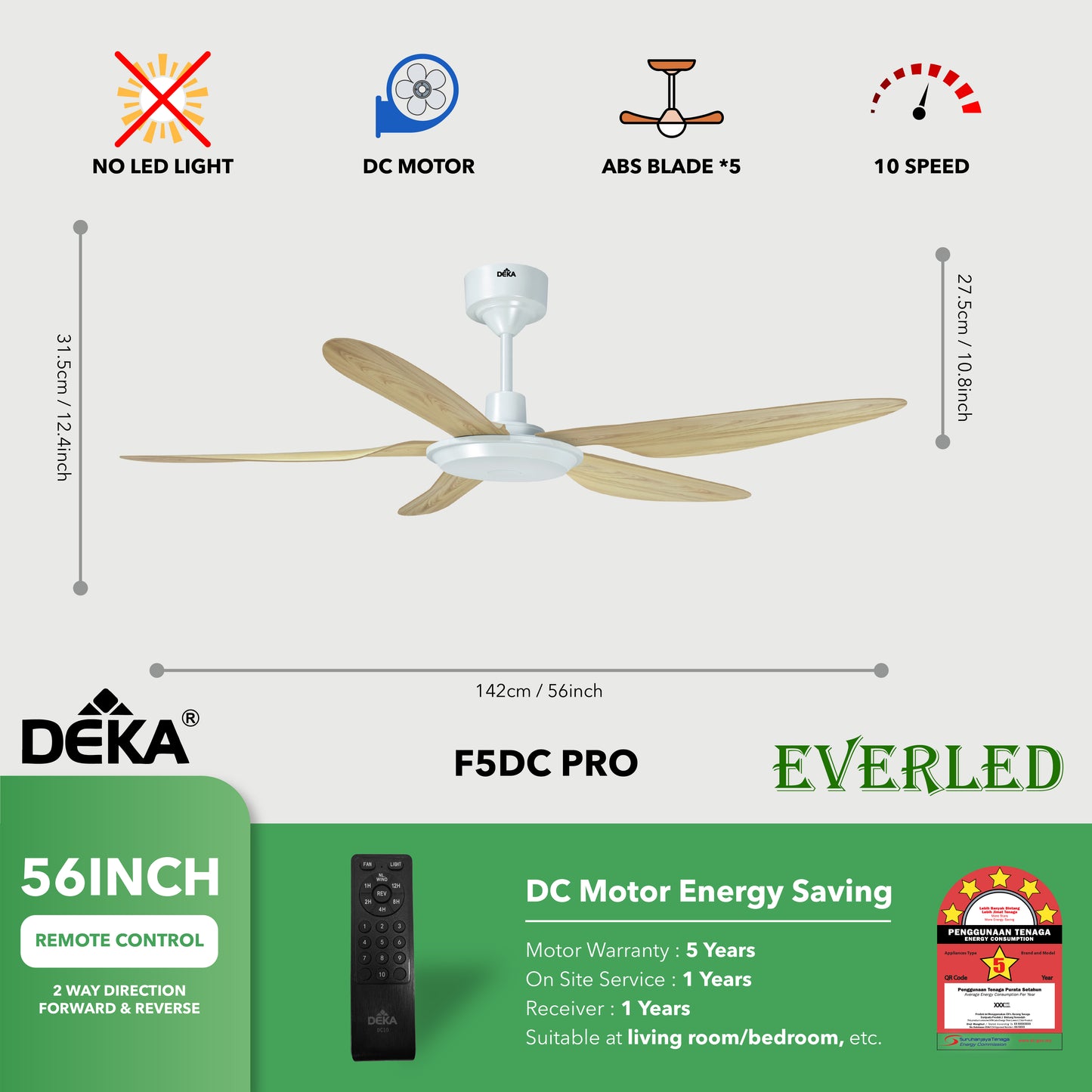 DEKA F5DC PRO 46" & 56"