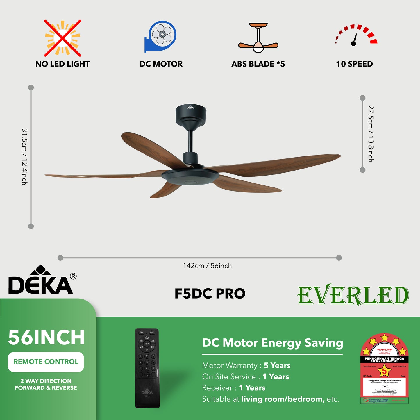 DEKA F5DC PRO 46" & 56"