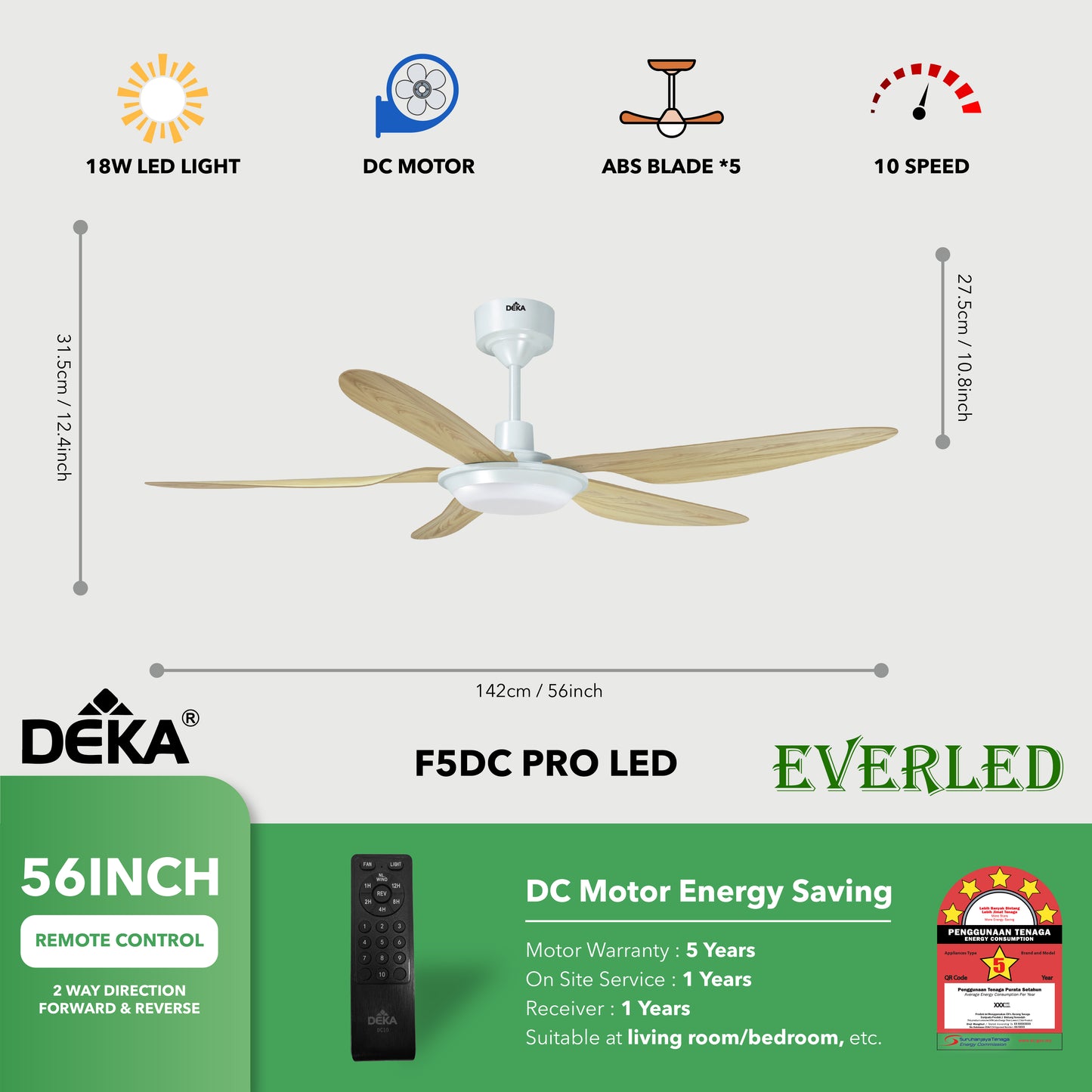 DEKA F5DC PRO LED 46" & 56"
